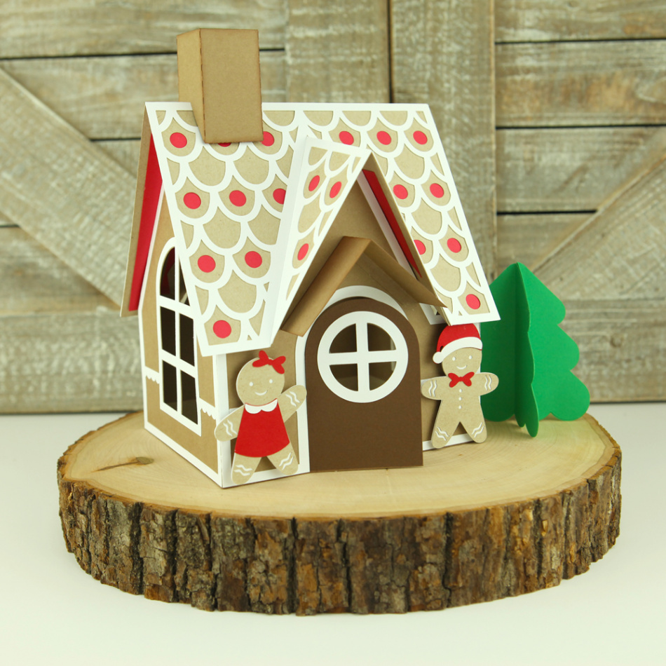 New Product Feature: D Gingerbread House – Lori Whitlock