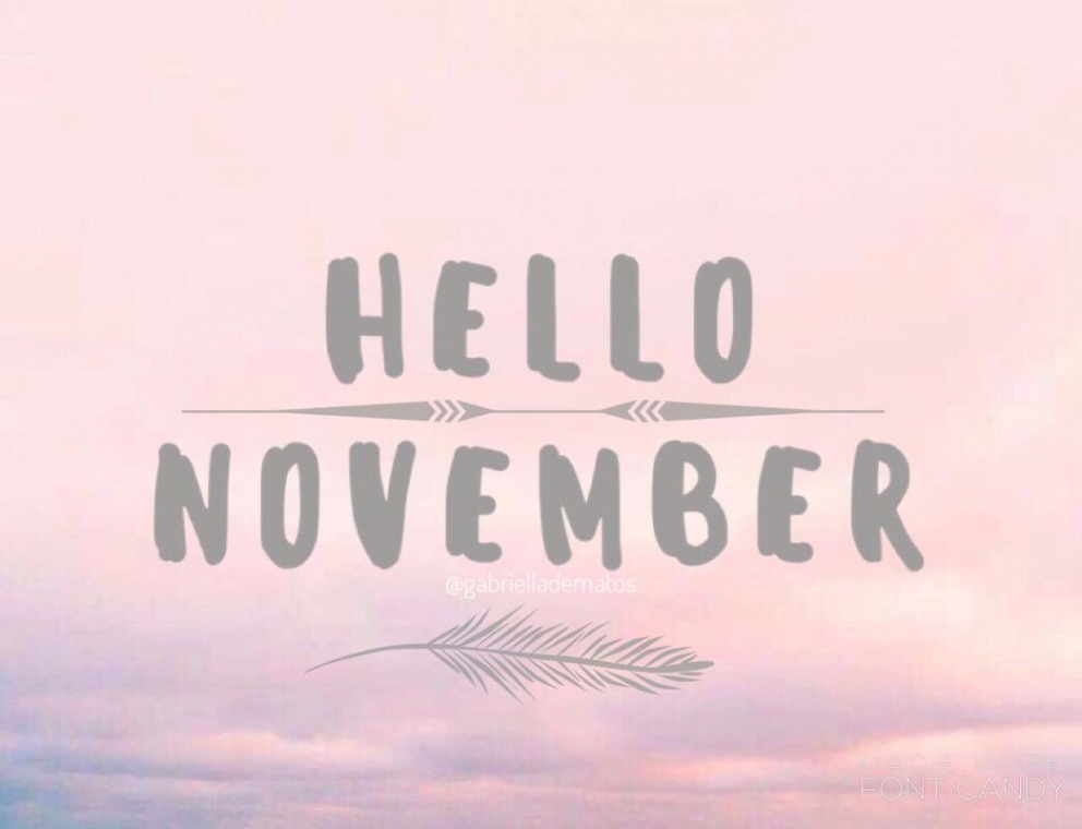 November ALREADY? Where did this year go? 🌸 Instagram