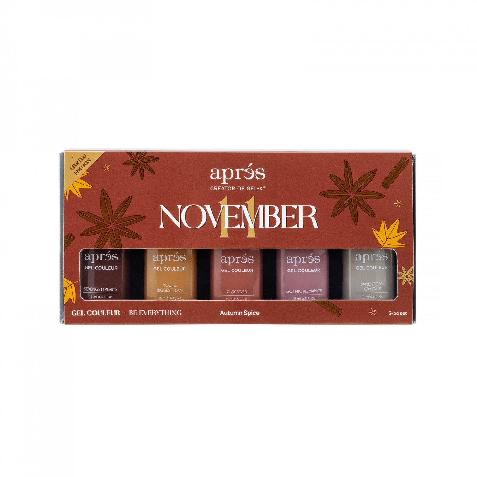 November Gel Couleur Set - Autumn Spice – Aprés Nail