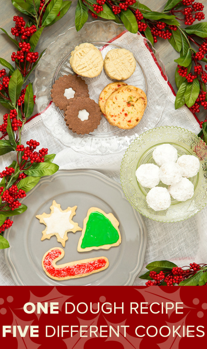 One dough,  cookies: The only holiday cookie recipe you