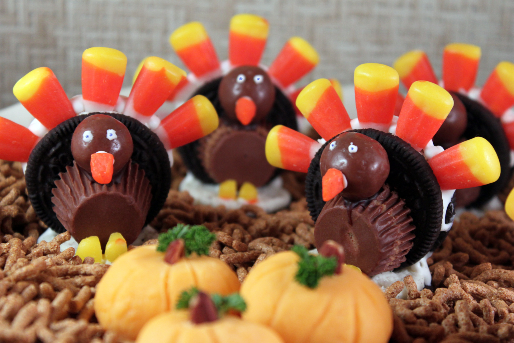 Oreo Cookie Turkeys