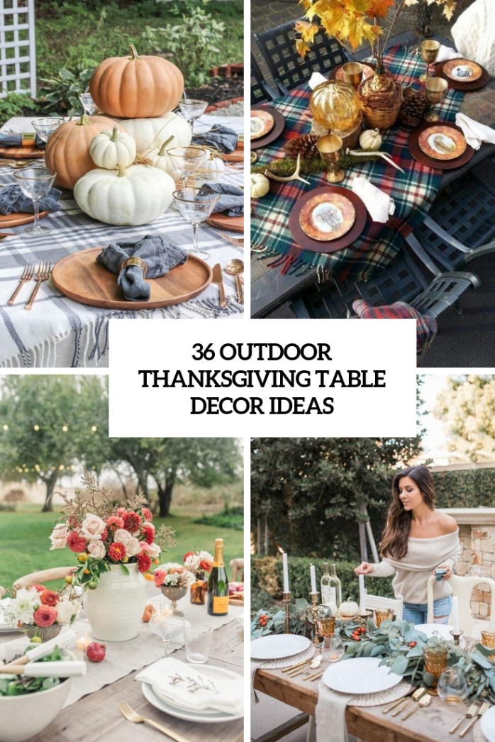 Outdoor Thanksgiving Dinner Décor Ideas - DigsDigs