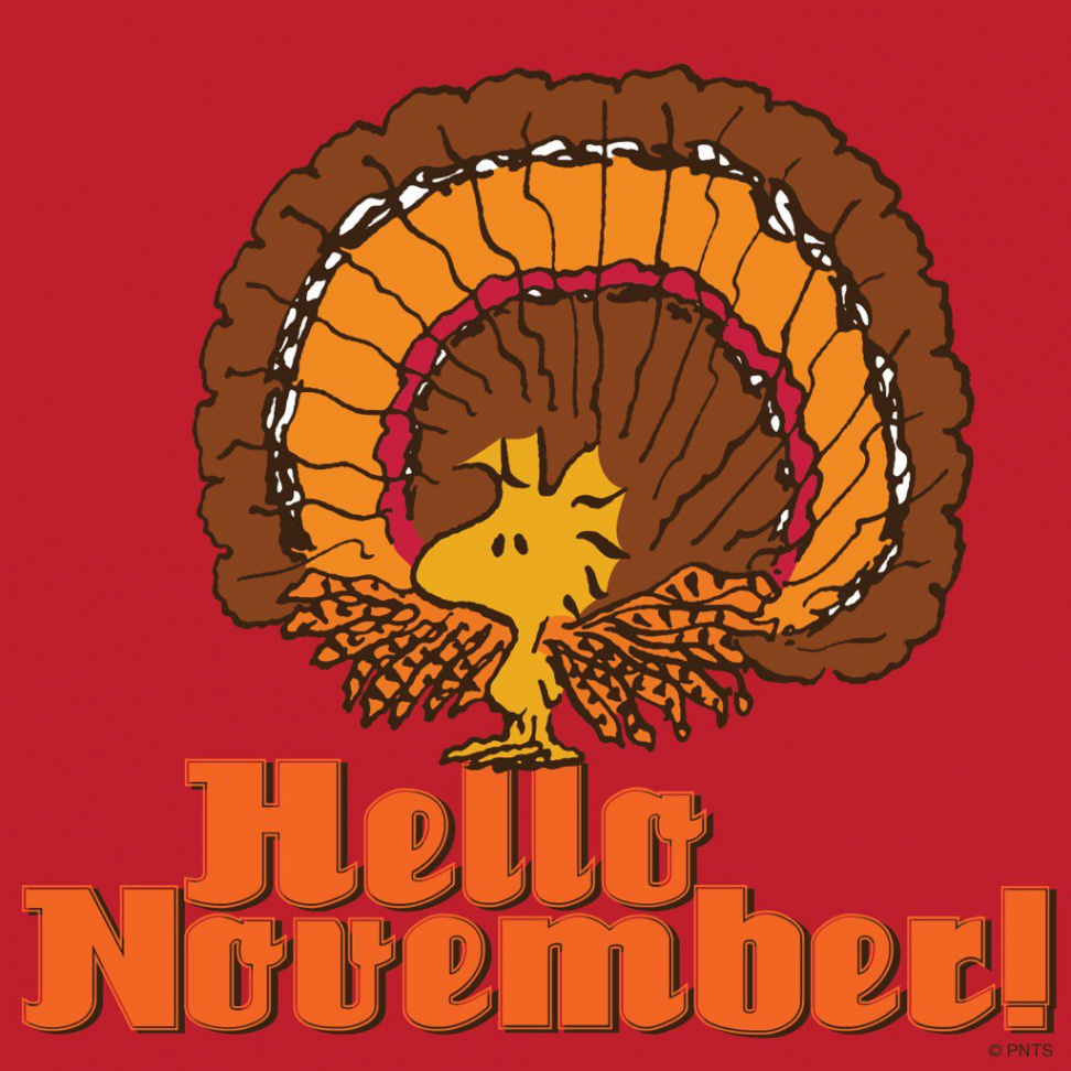 PEANUTS on X: "Hello, November! https://t