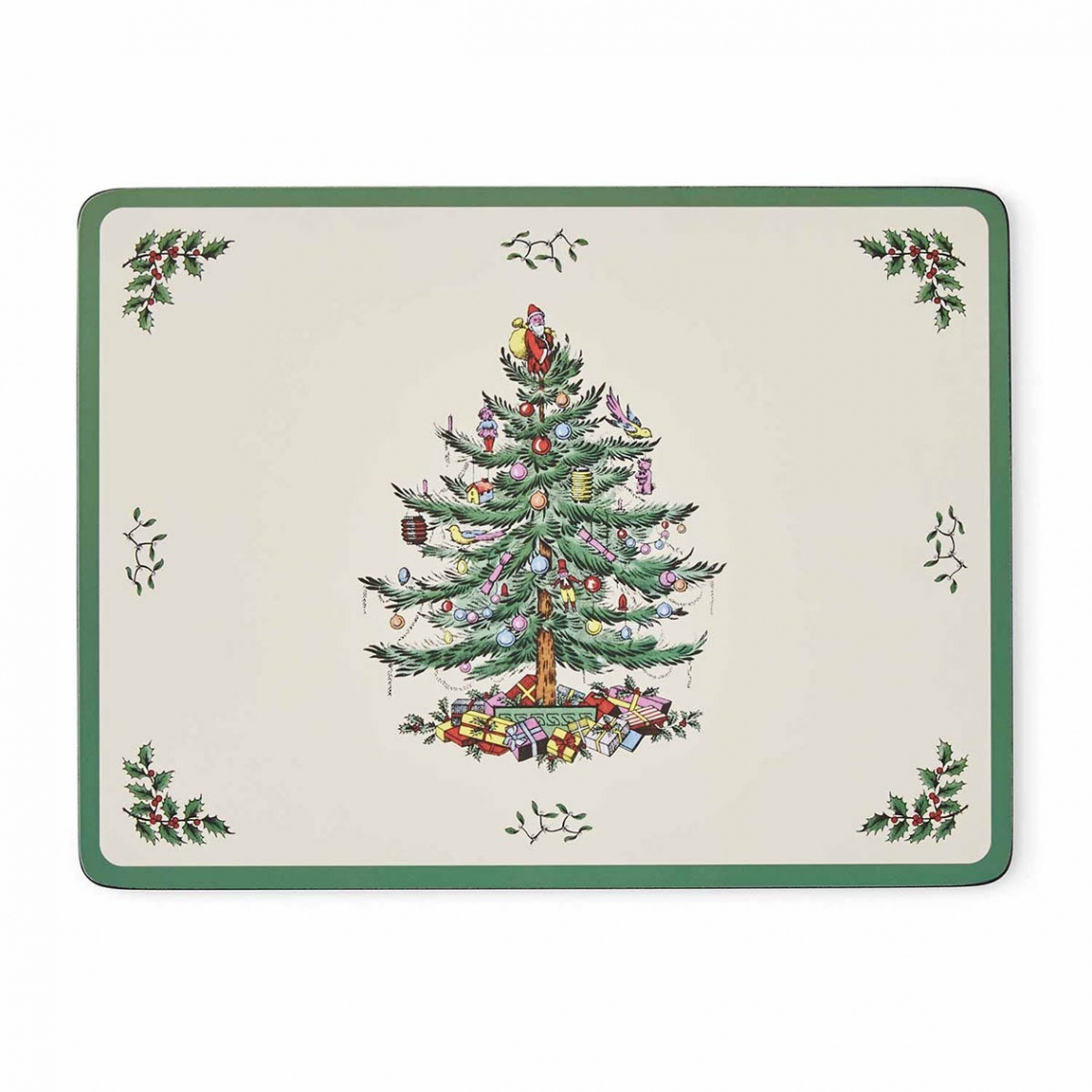 Pimpernel Christmas Tree Placemats Set of Six  Spode  Portmeirion