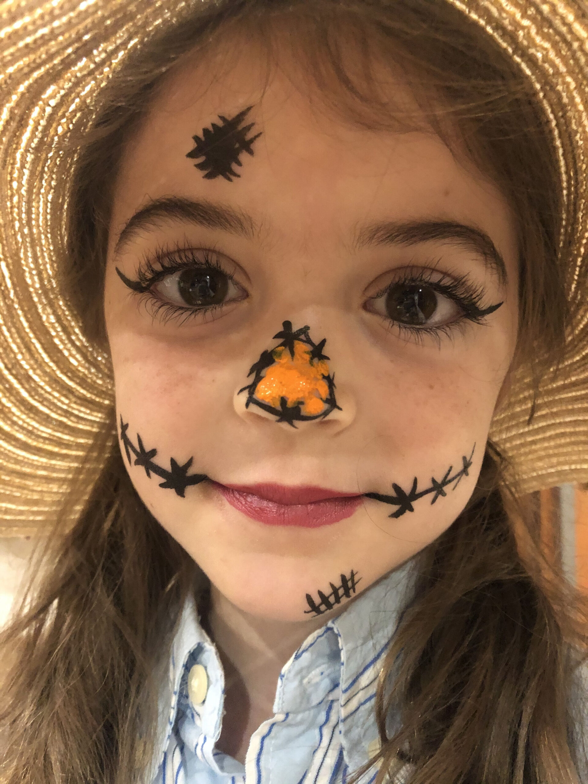 Pin on Scarecrow makeup