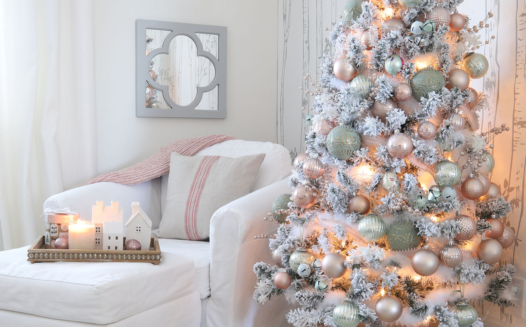 Pretty Pastel Christmas Tree - Willow Bloom Home