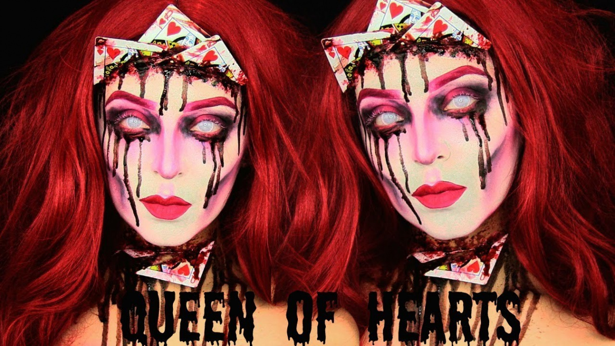 Queen of Hearts  SFX  Halloween Makeup Tutorial