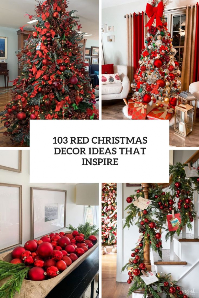 Red Christmas Decor Ideas That Inspire - DigsDigs