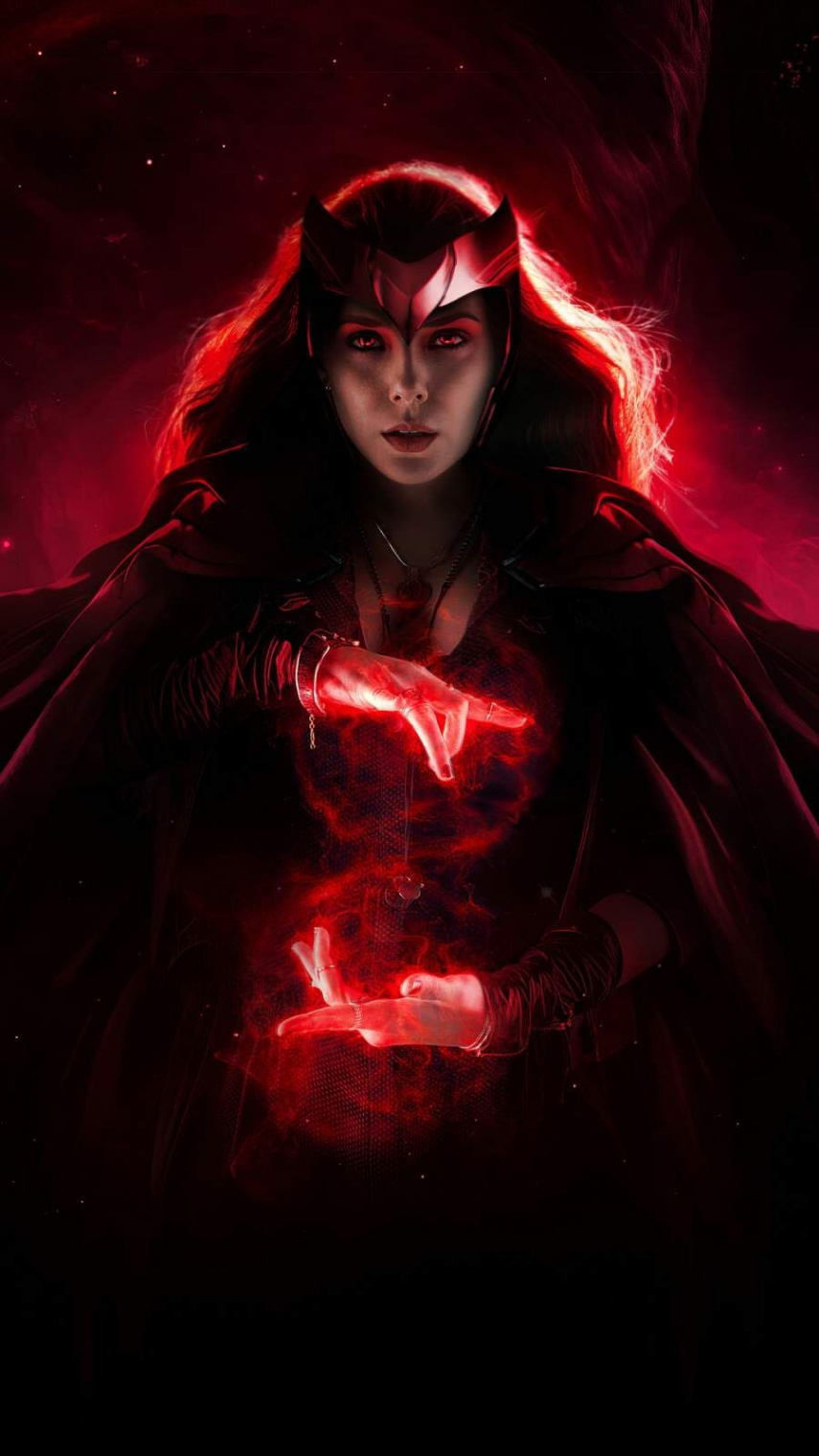 Scarlet Witch iPhone Wallpaper  Scarlet witch marvel, Scarlet