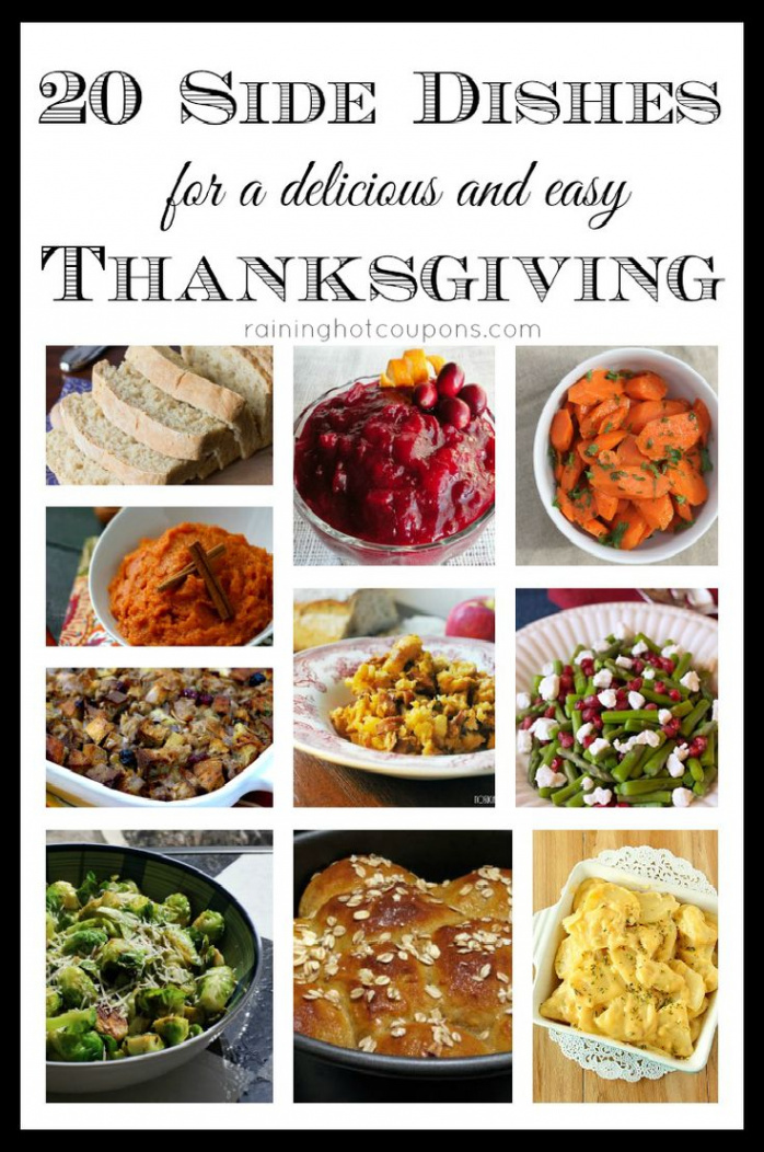 Side Dishes for a Delicious and Easy Thanksgiving Dinner  Easy