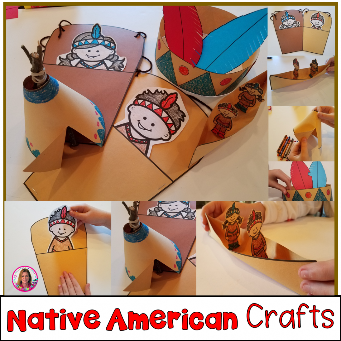 Simple Native American Crafts for Thanksgiving  Mrs