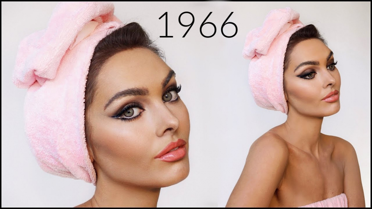 sophia loren s makeup tutorial  "ARABESQUE" cat eye