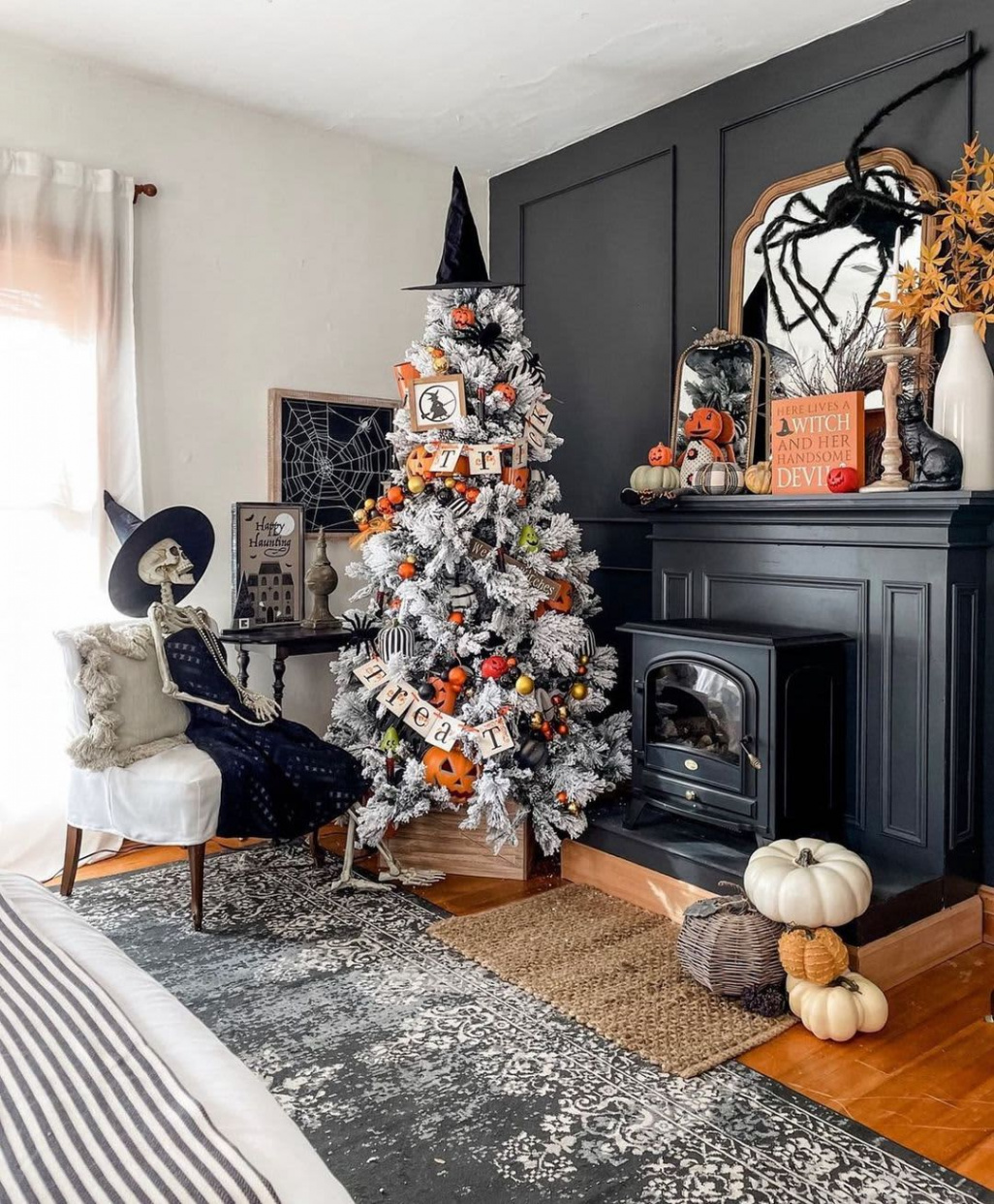 Spooky Halloween Tree Ideas  Apartment Therapy