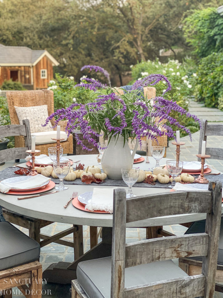 Steps to Set an Outdoor Thanksgiving Table - Sanctuary Home Decor