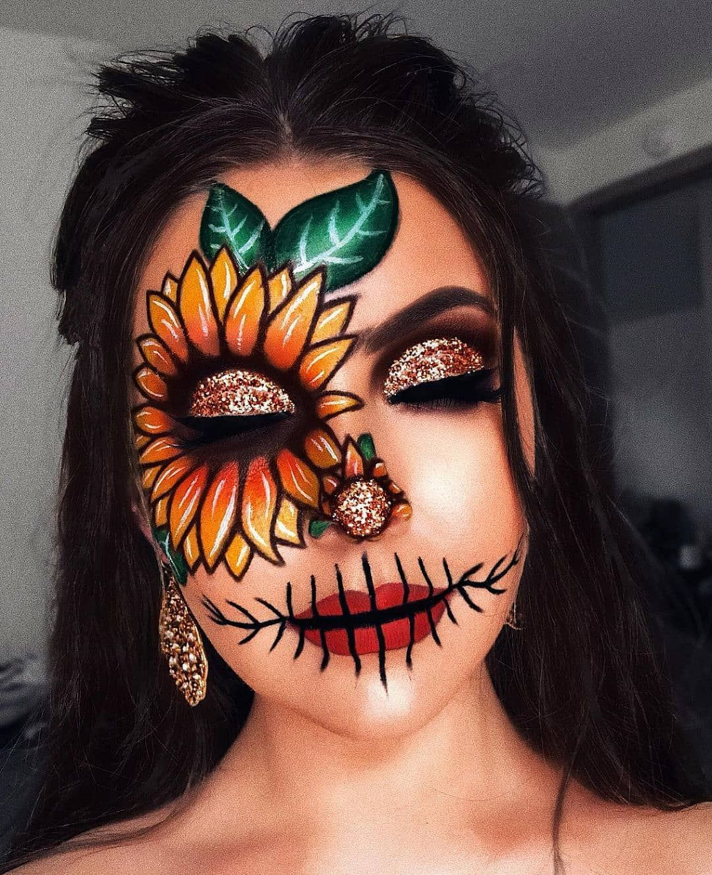 SUNFLOWER SCARECROW 🌻 Follow :@beautymakeuplooks TAG