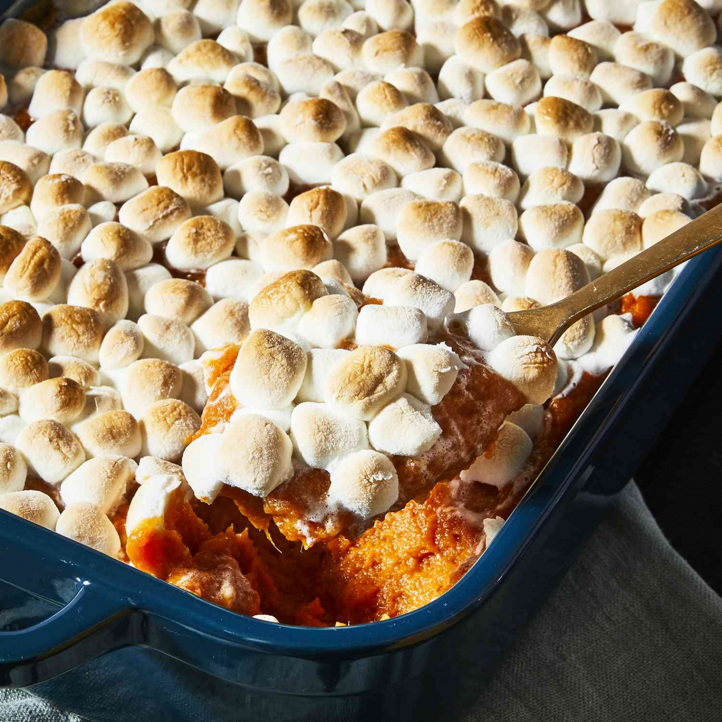 Sweet Potato Casserole with Marshmallows