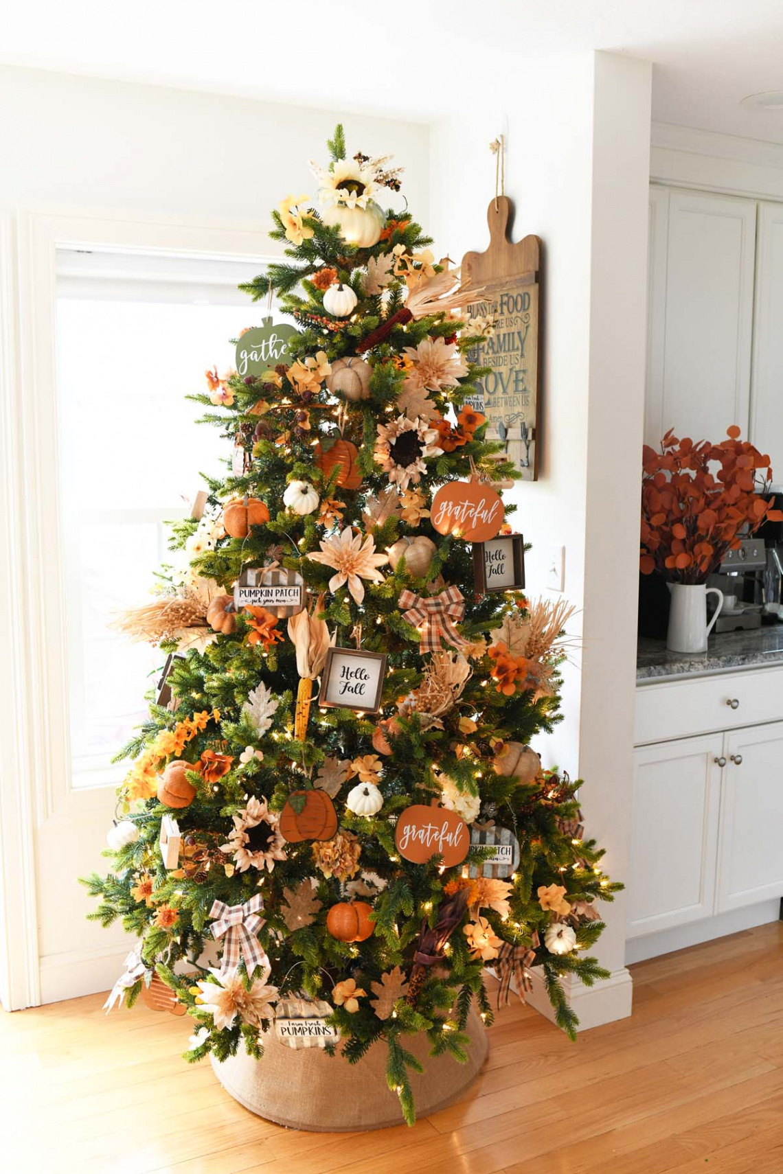 Thanksgiving Christmas Tree Idea - Savvy Saving Couple