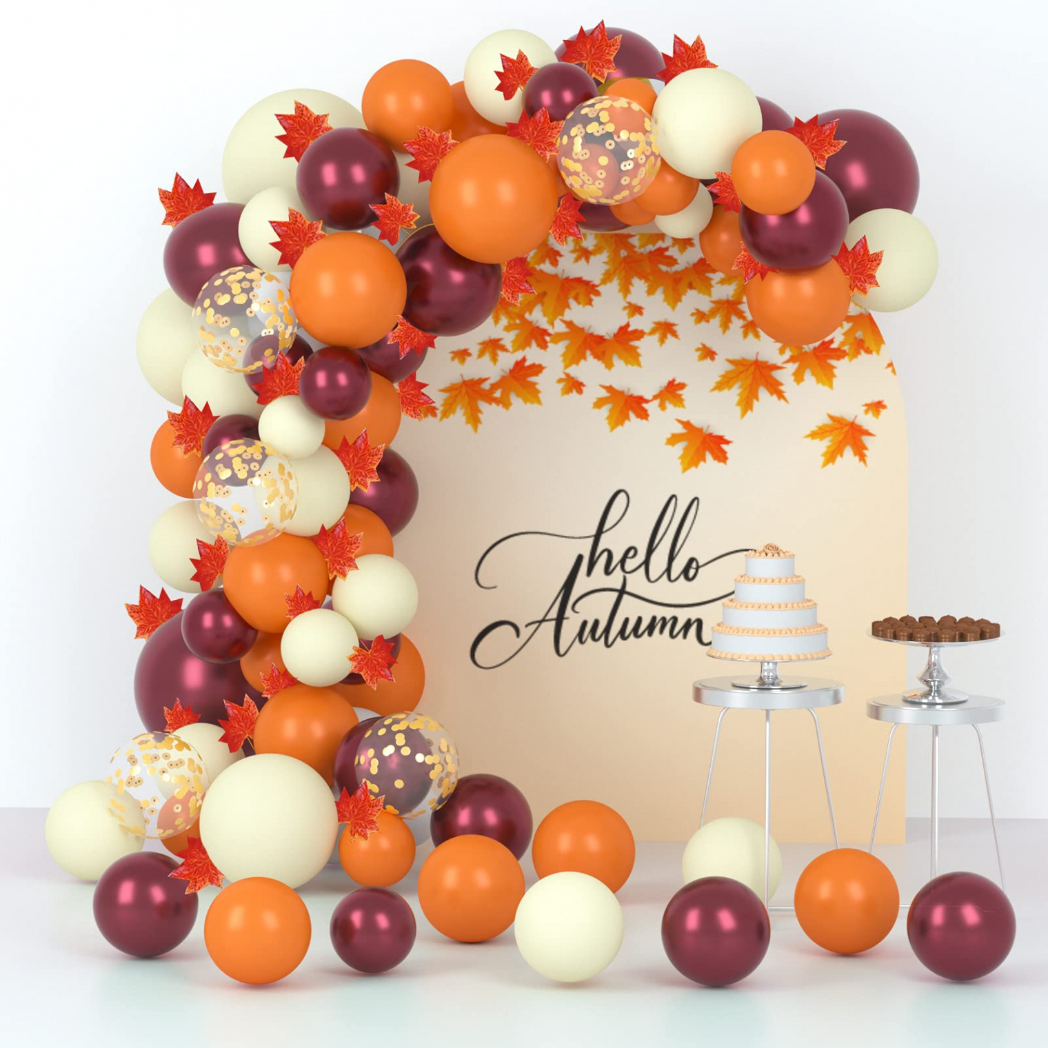 Thanksgiving Decorations Fall Party Supplies Balloons pcs and