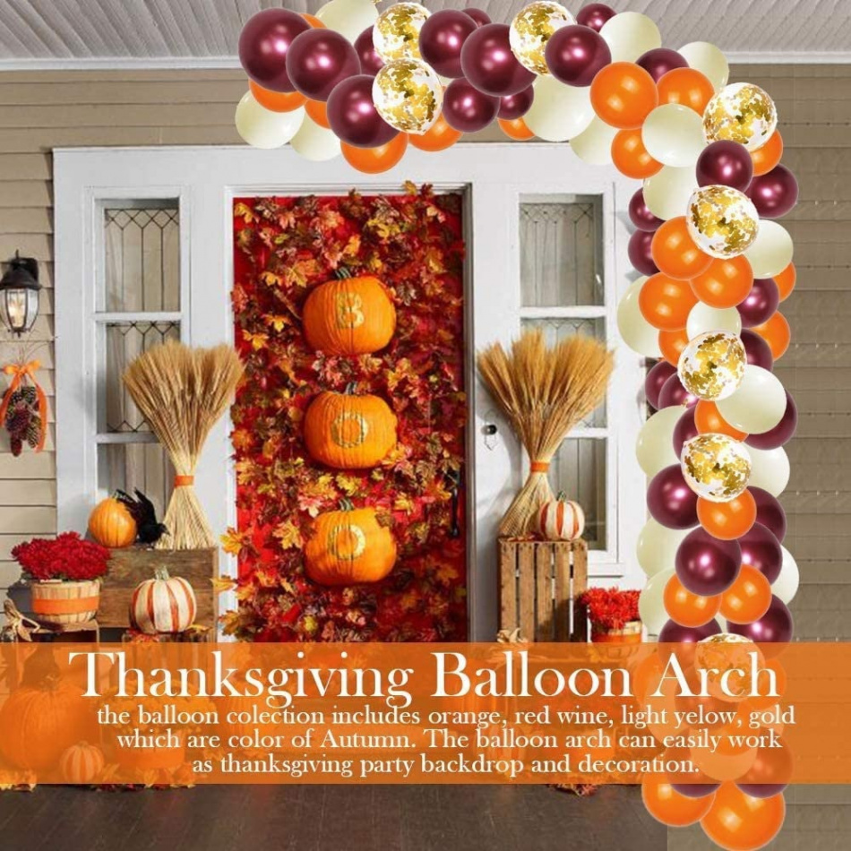 Thanksgiving Decorations Fall Party Supplies Balloons pcs - Etsy