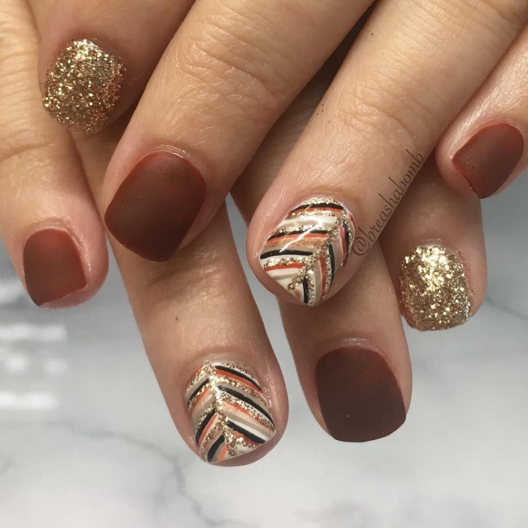 Thanksgiving Nail Designs That