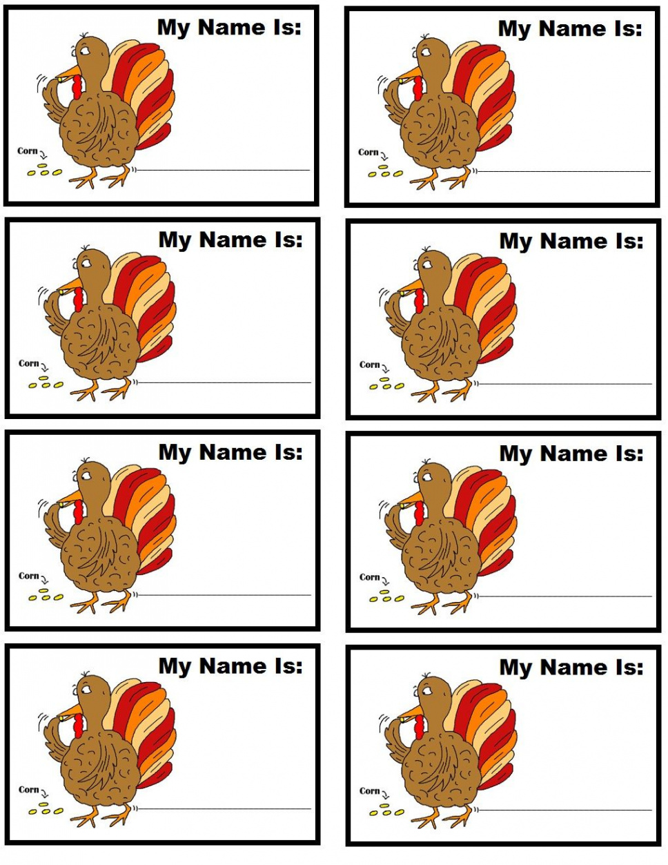 Thanksgiving Name Tag Ideas  Thanksgiving classroom, Thanksgiving