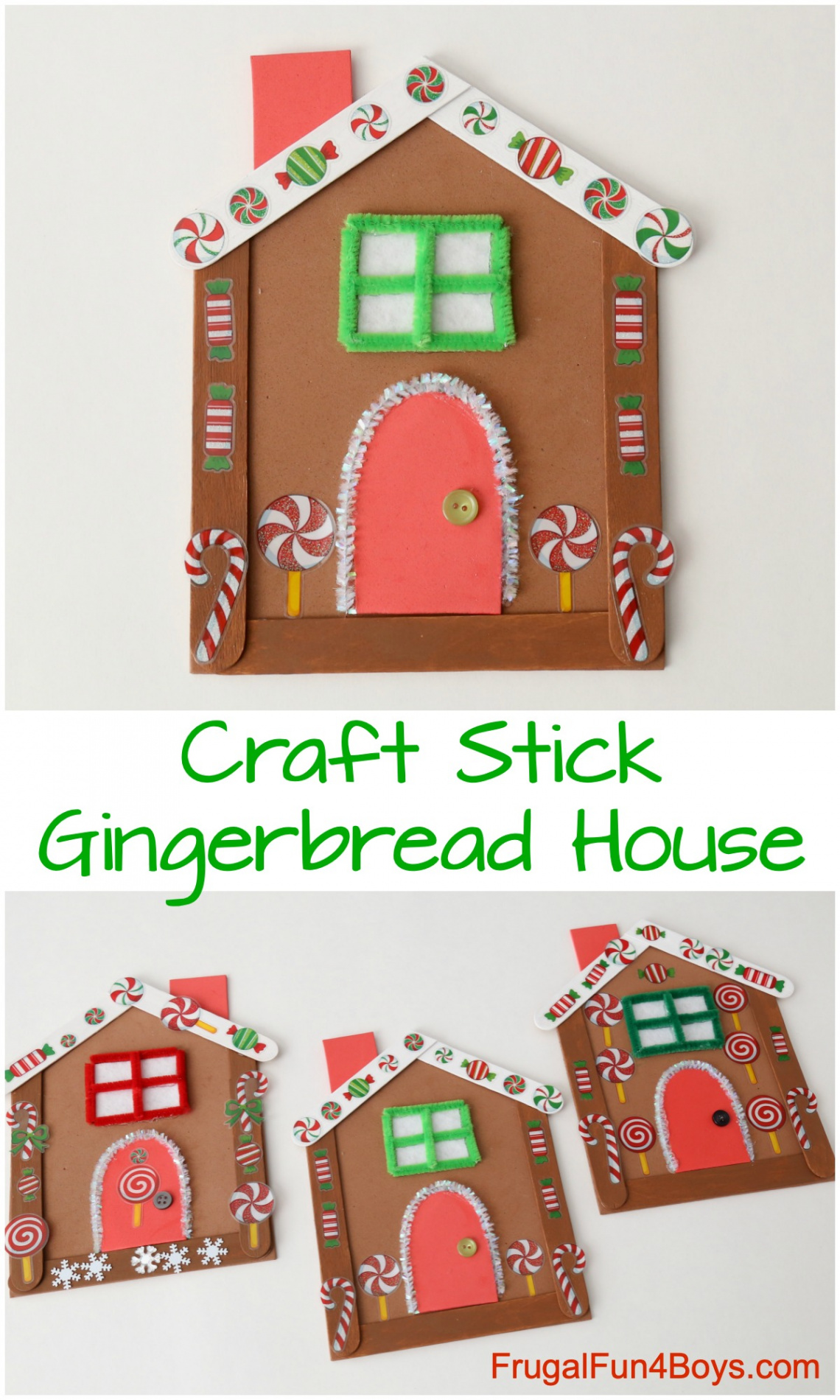 This Gingerbread House is the Most Adorable Christmas Craft for