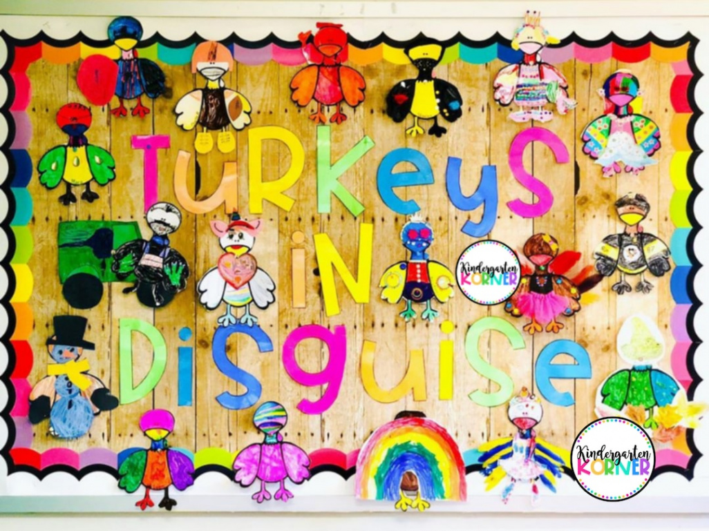 Turkeys in Disguise Disguise a Turkey Thanksgiving Bulletin - Etsy