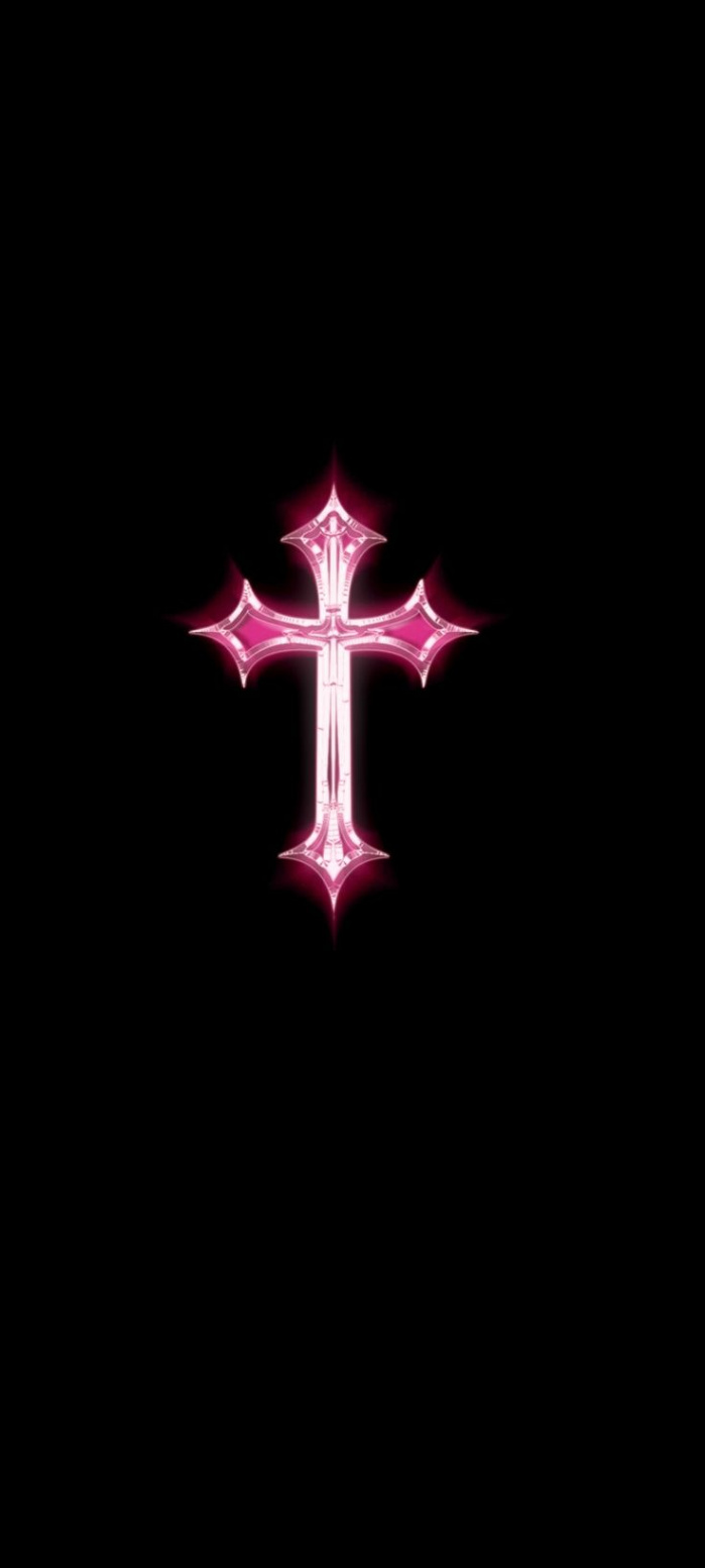 Wallpaper Aesthetic  Cross wallpaper, Pink and black wallpaper