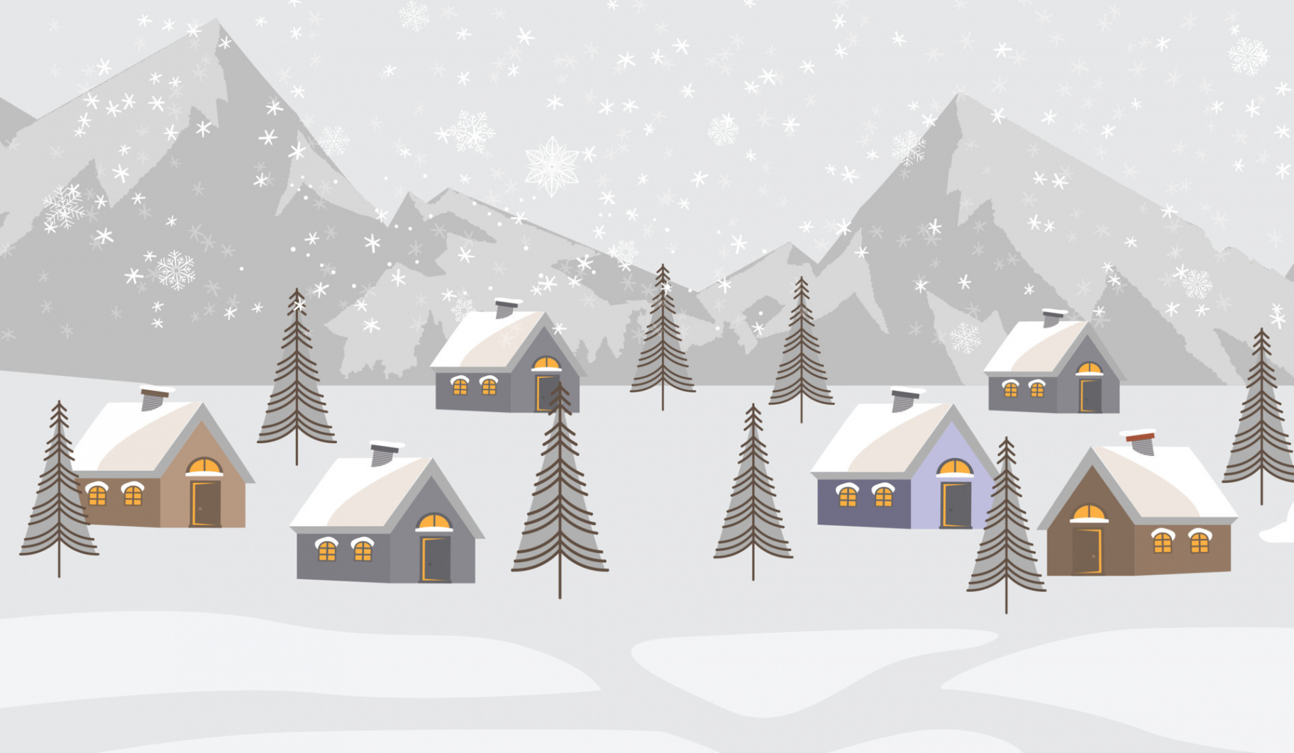 Winter background vector