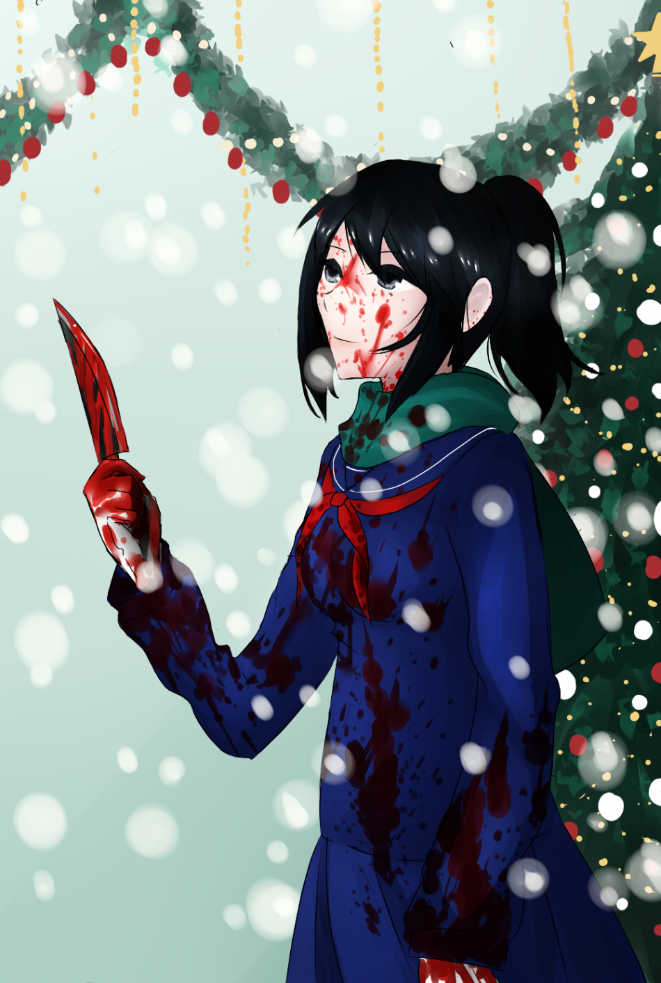 A yandere christmas by Neonthrall on DeviantArt