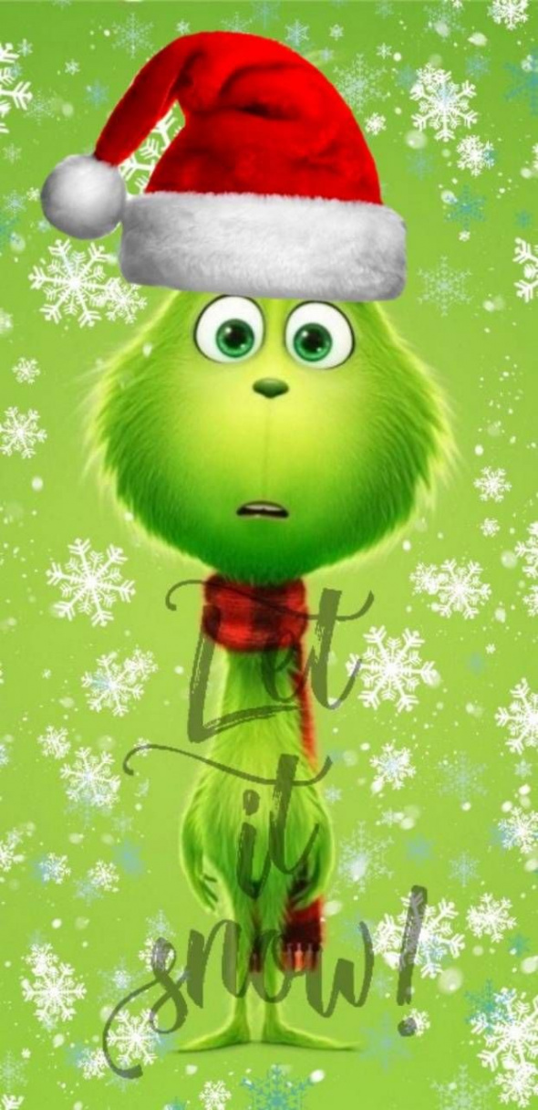 Adorable Baby Grinch Wallpaper for Your Phone"