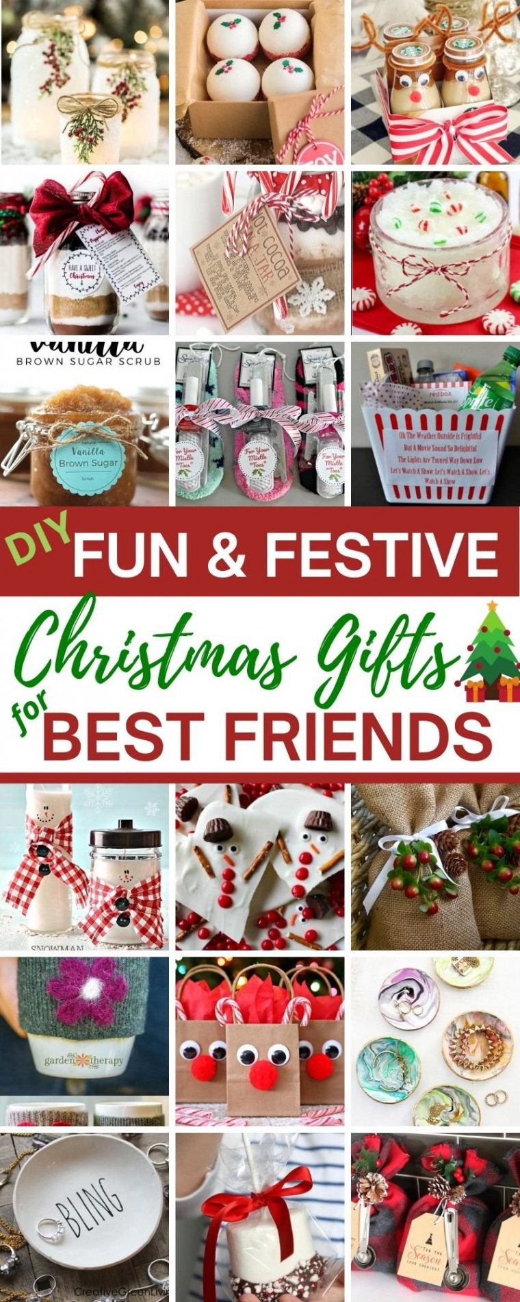 Adorable DIY Christmas Gifts for Besties - Raising Teens Today