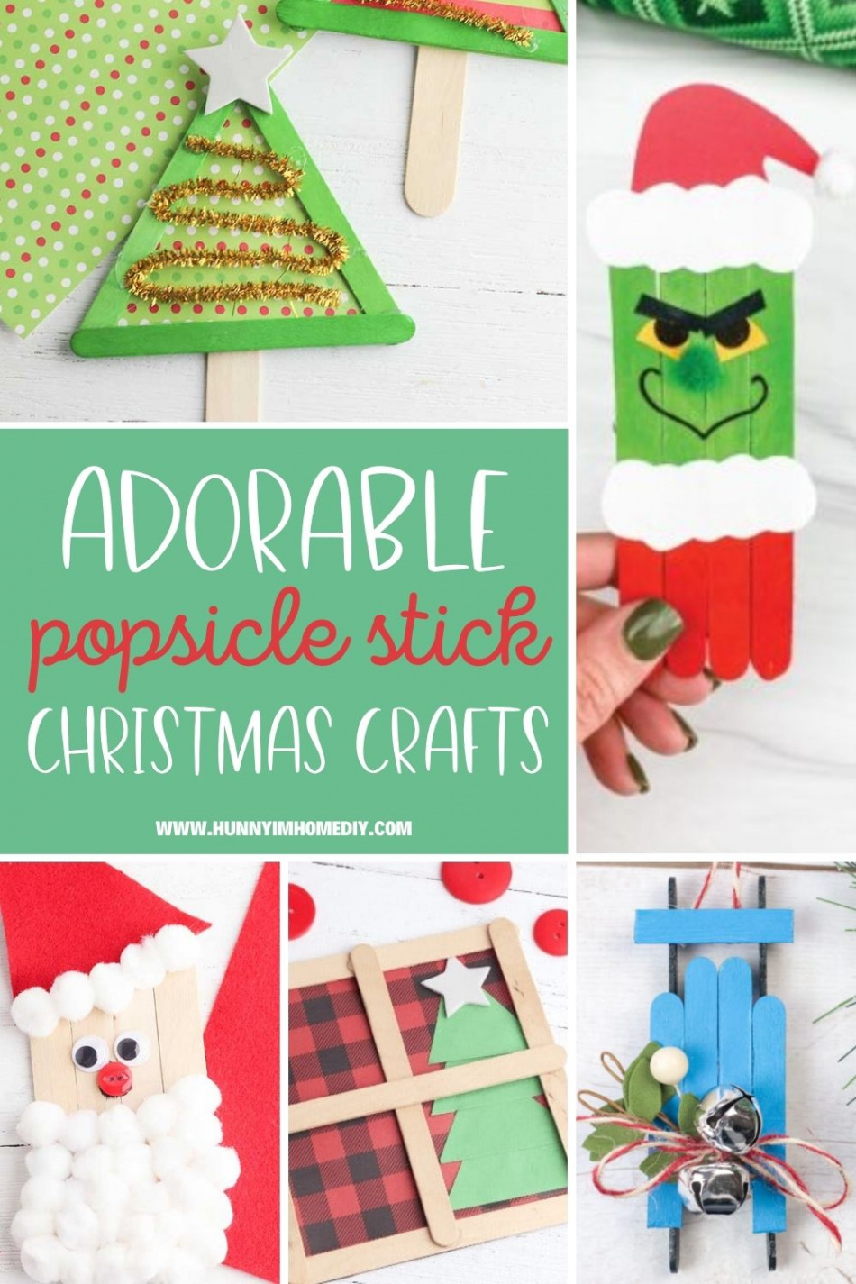 Adorable Popsicle Stick Christmas Crafts For Your Kids to Make