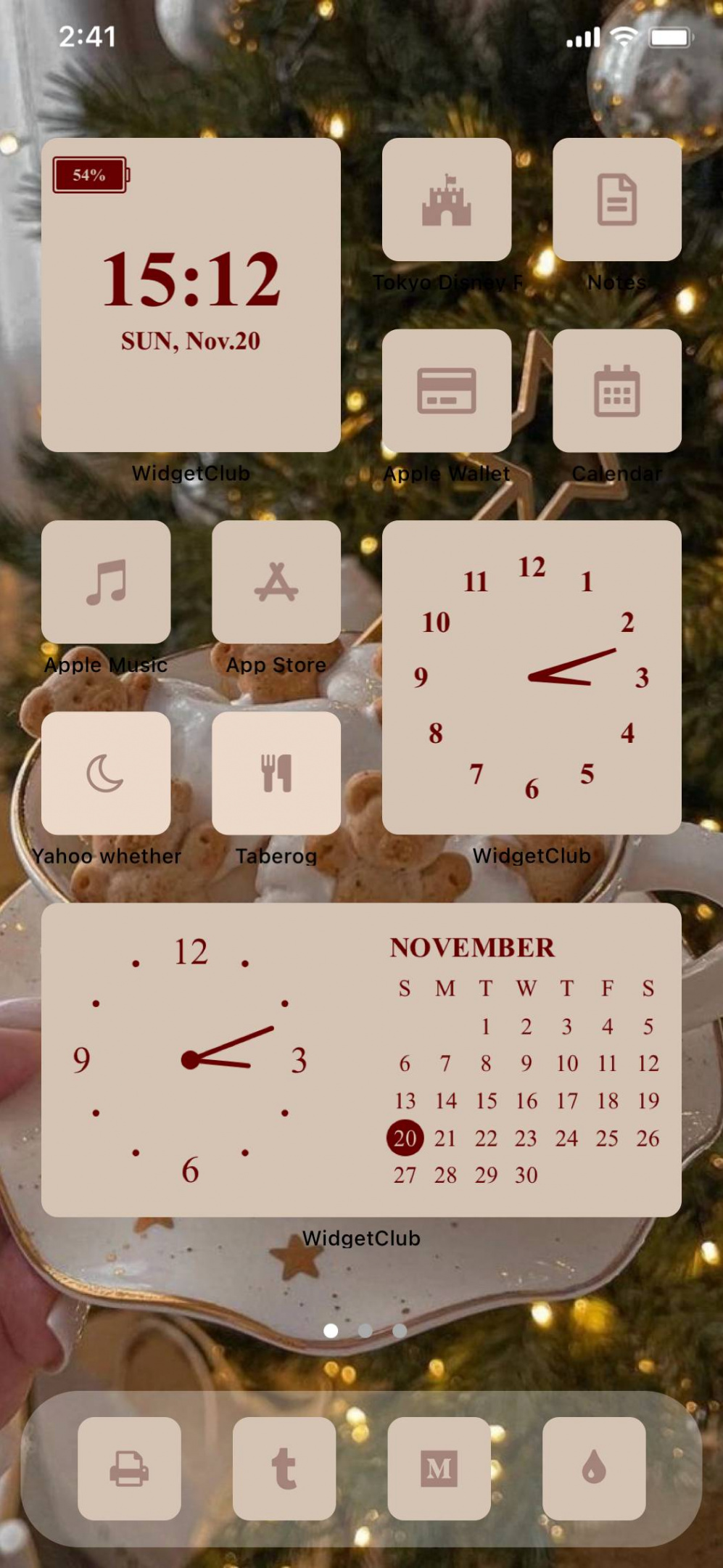 Aesthetic christmas🎄 Home Screen Idea [ywhQHaEOYkfcAjF] by