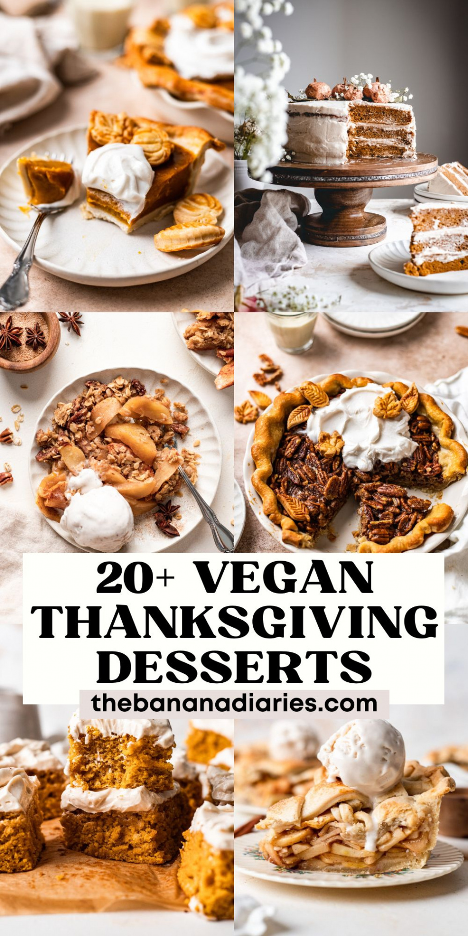 Award-Winning Vegan Thanksgiving Desserts  The Banana Diaries