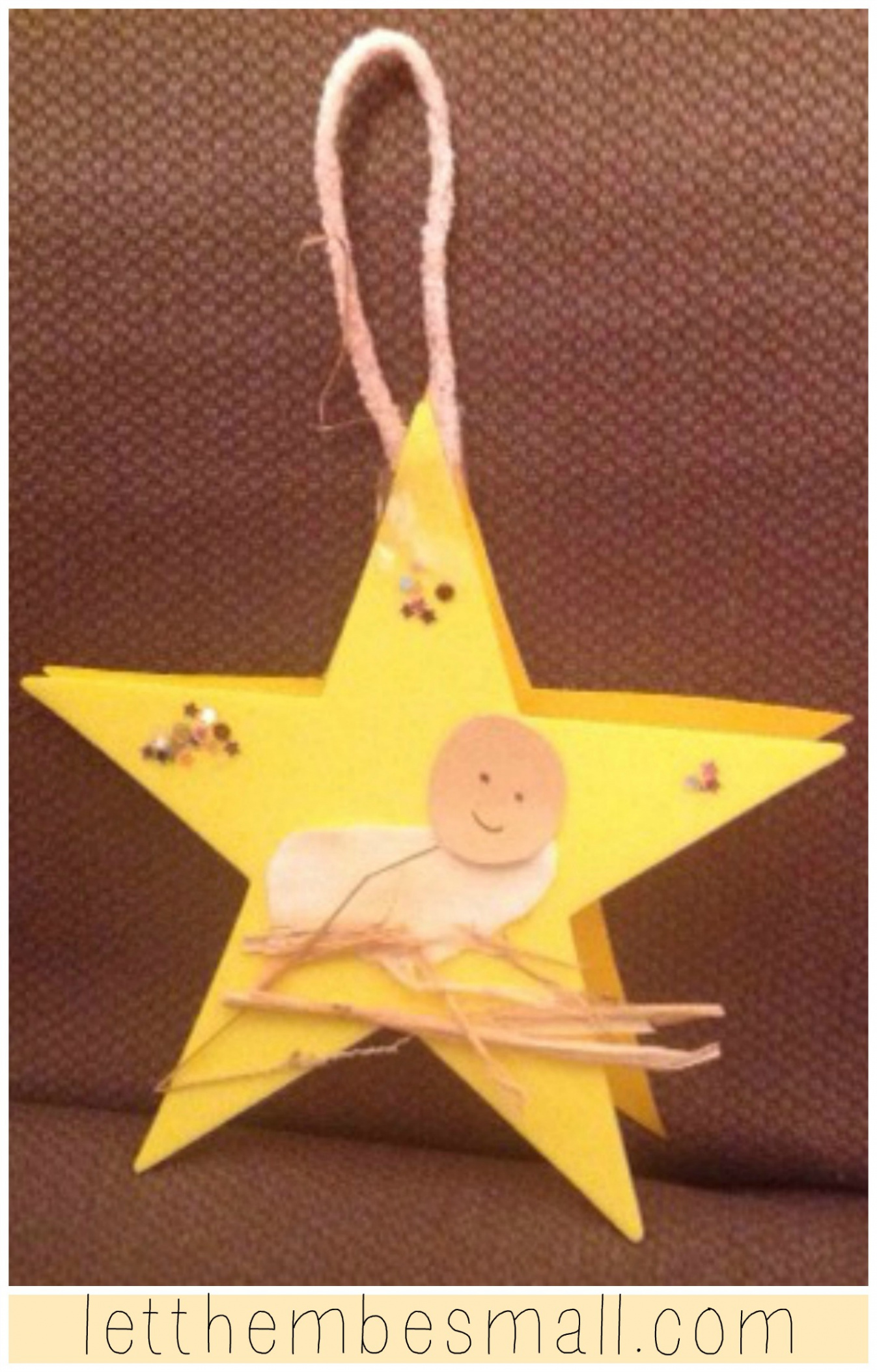 Baby Jesus Christmas craft for toddlers