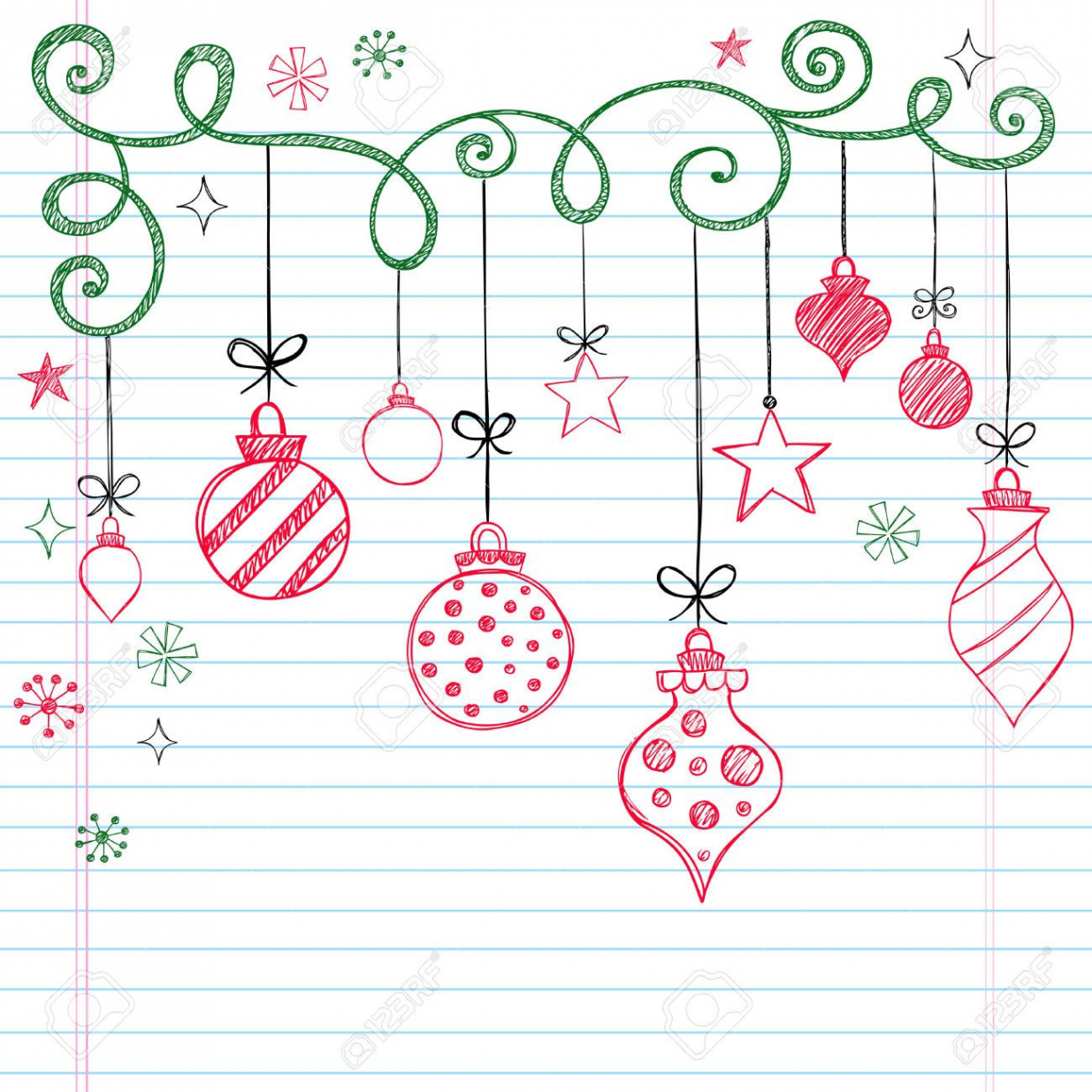 background cute notebook - Google Search  Christmas doodles