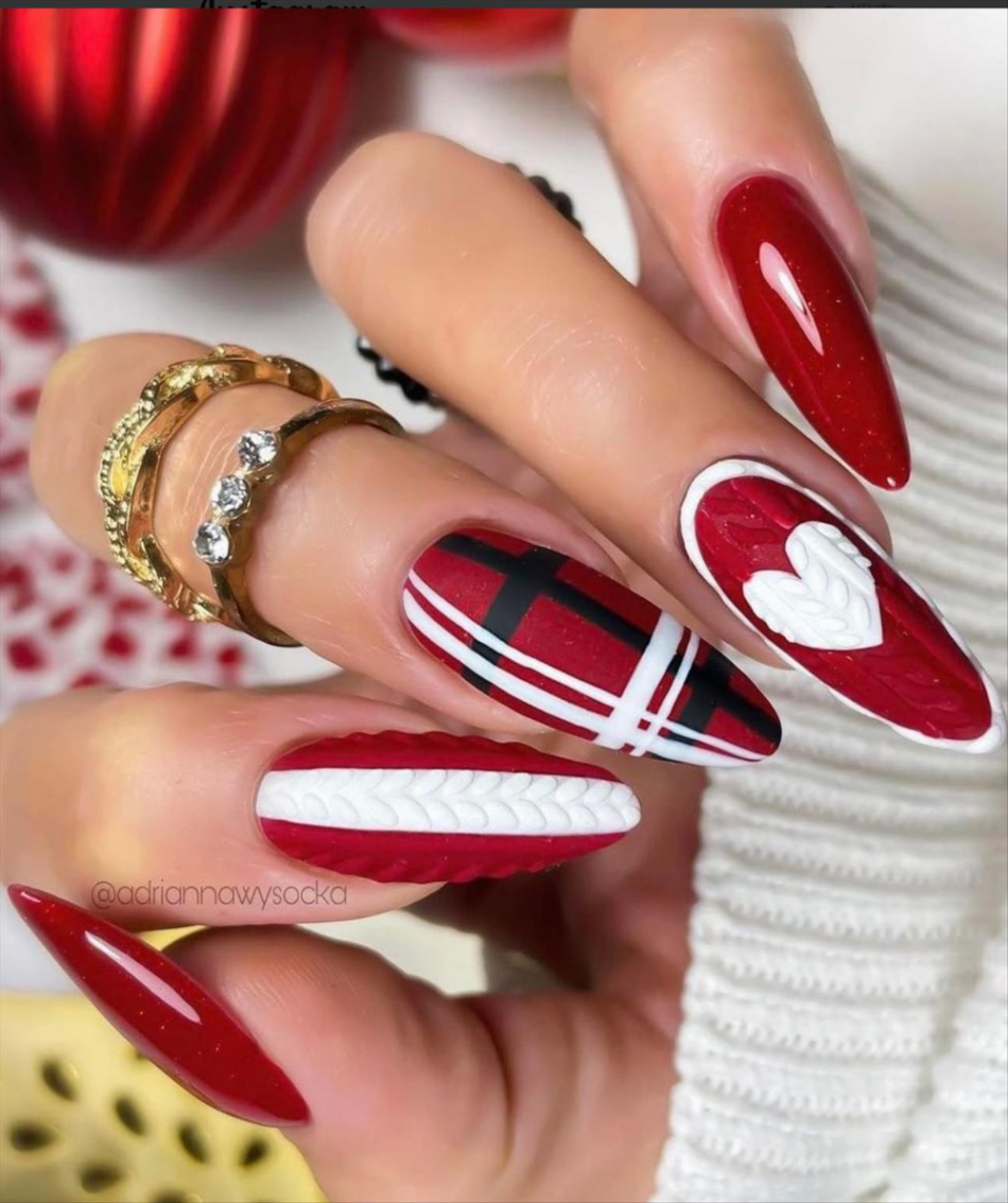 + Best Christmas nail art designs  for Winter - Page  of