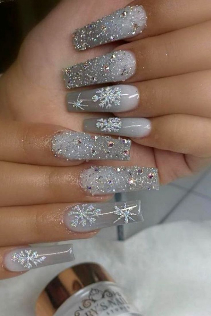 + Best Winter Nail Ideas To Copy  Xmas nails, Stylish nails