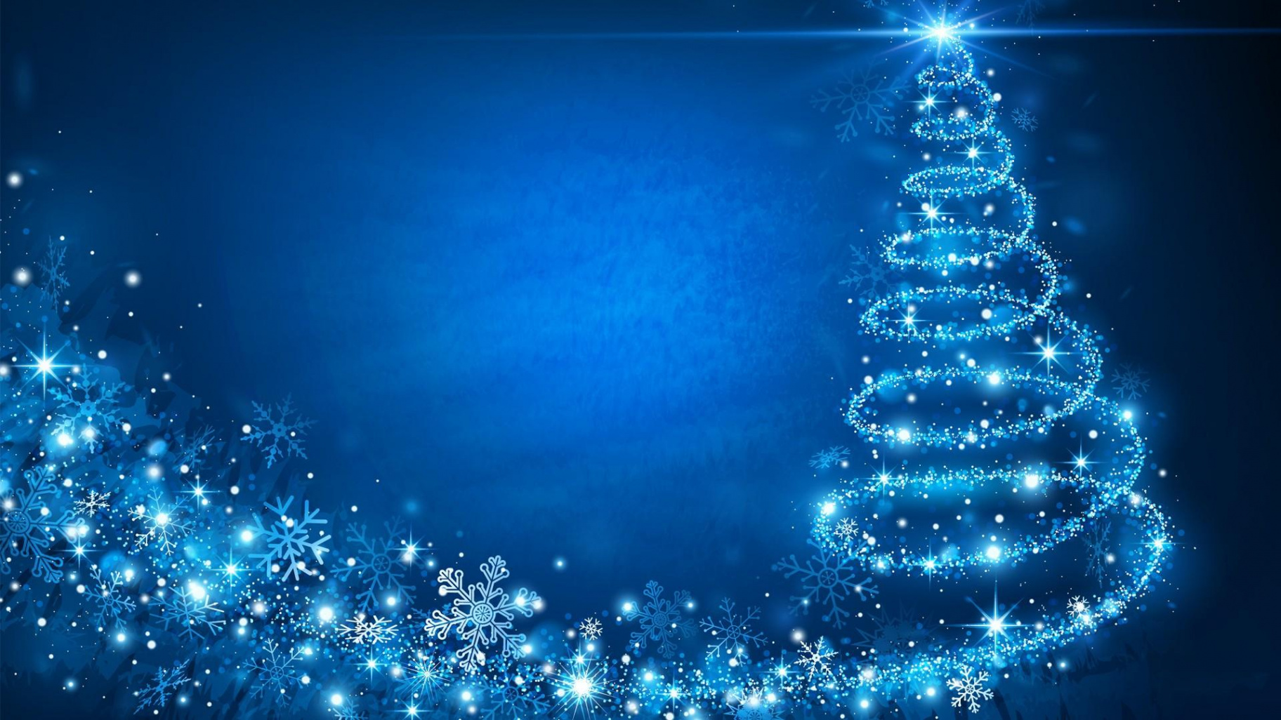 Blue Christmas Aesthetic Wallpapers - Wallpaper Cave