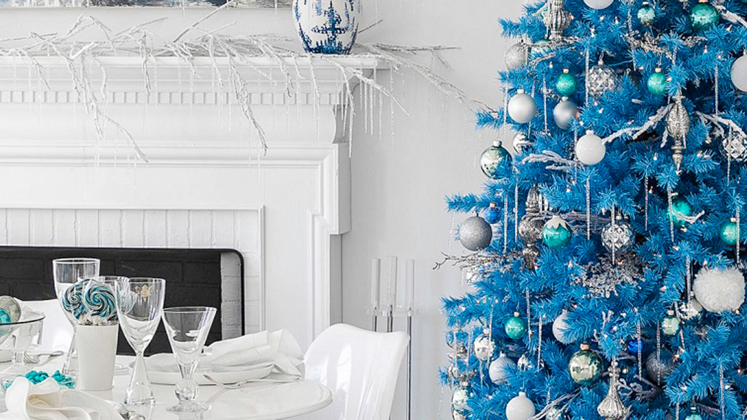 blue Christmas decor – soothing festive scheme ideas  Real Homes