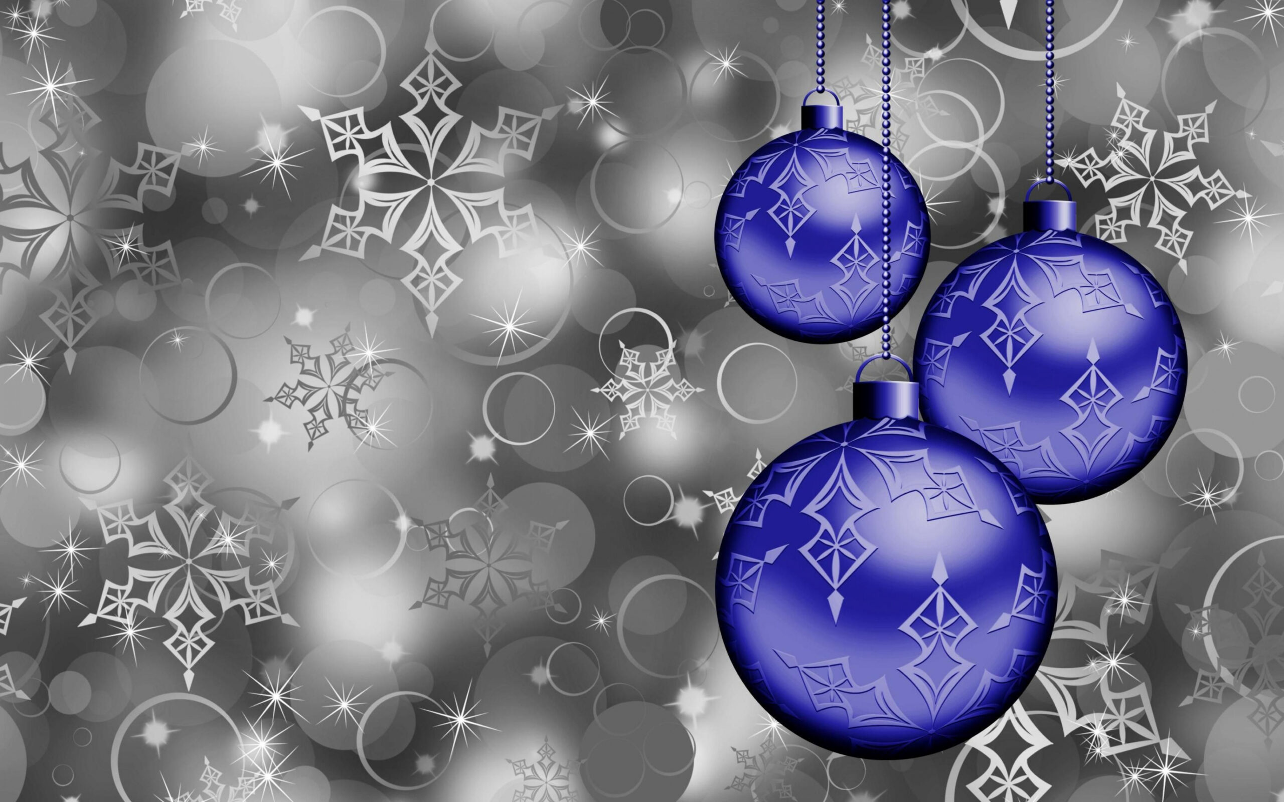 Blue christmas ornaments, Christmas wallpaper hd, Merry christmas