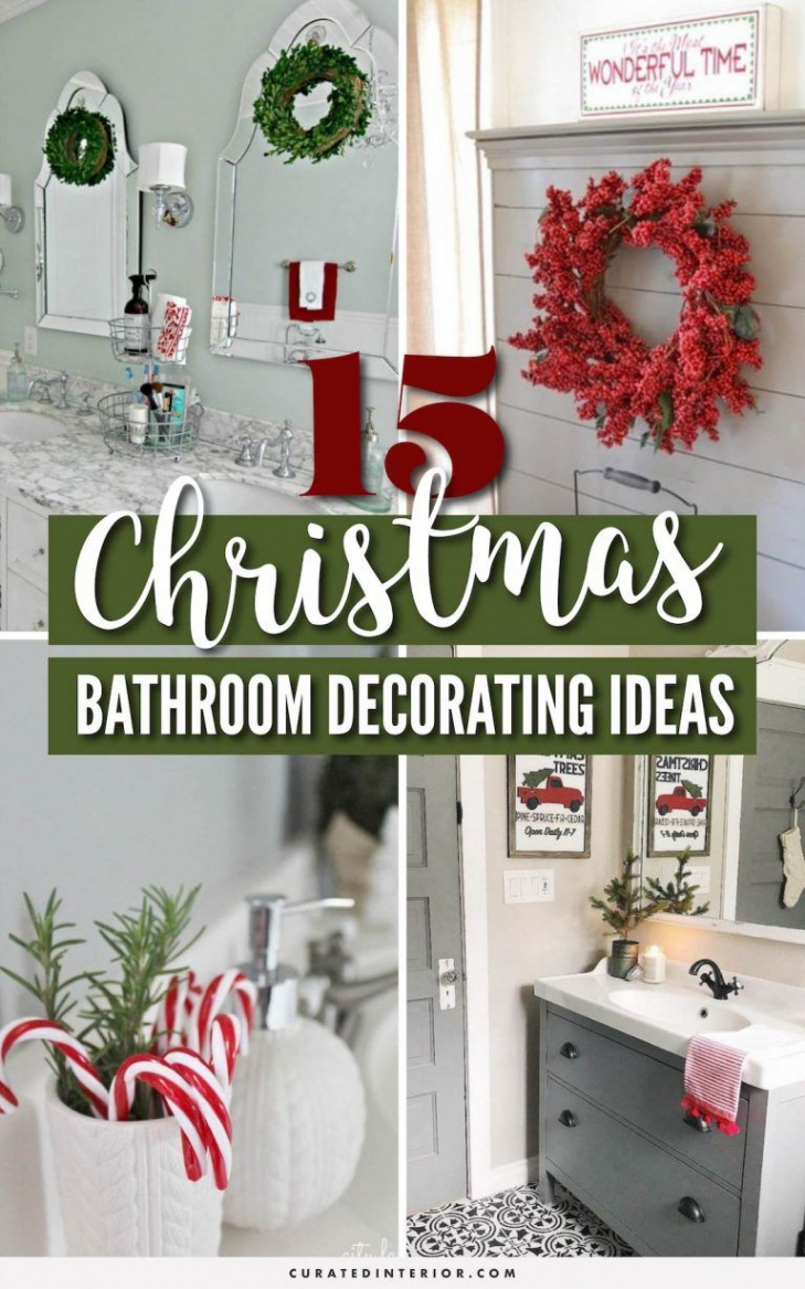 Brilliant Christmas Bathroom Decor Ideas  Christmas bathroom