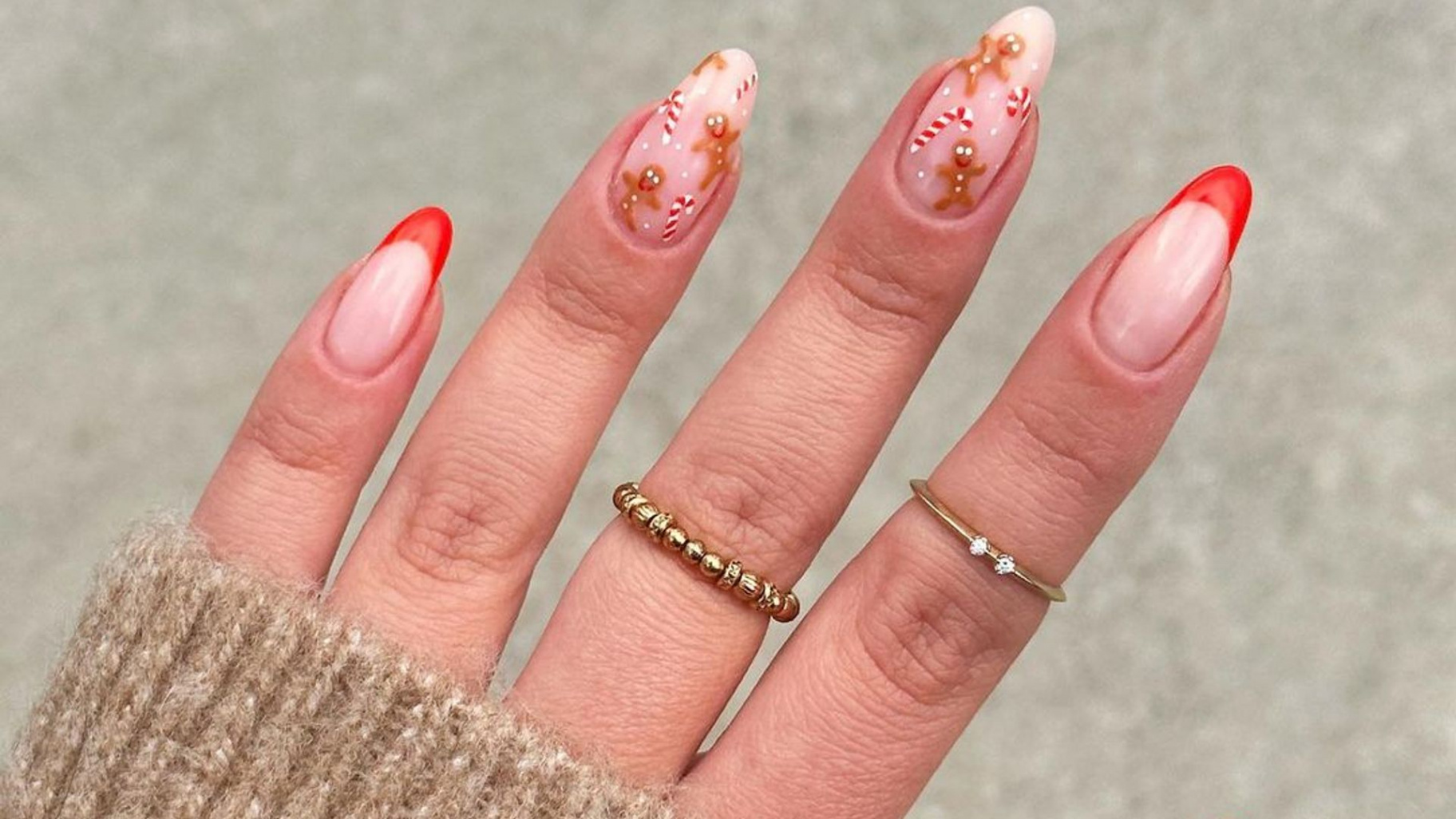 chicest Christmas nail art and manicure ideas for   HELLO!