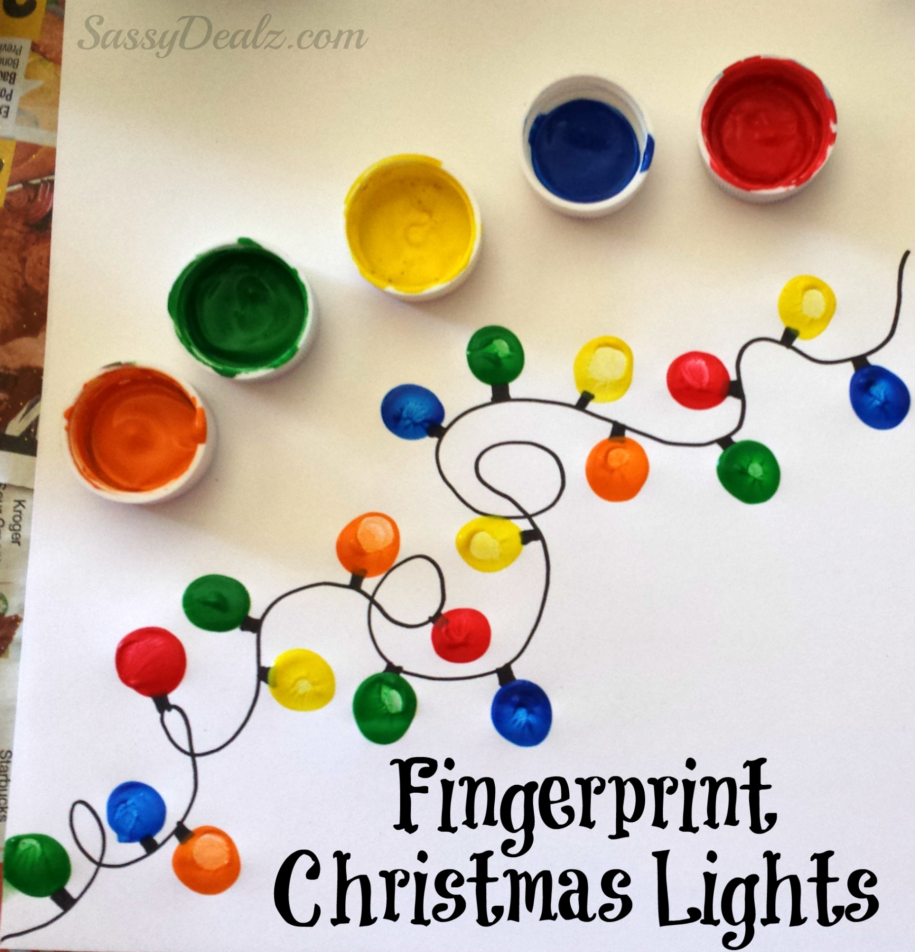 Christmas & Winter Fingerprint Craft Ideas For Kids  Preschool