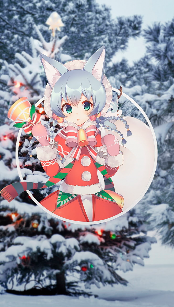 Christmas Anime iPhone Wallpapers - Wallpaper Cave