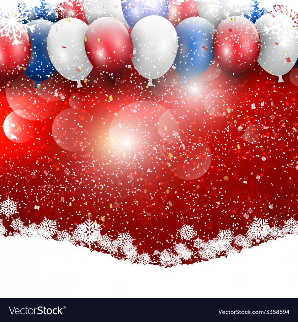 Christmas balloons background  Royalty Free Vector Image