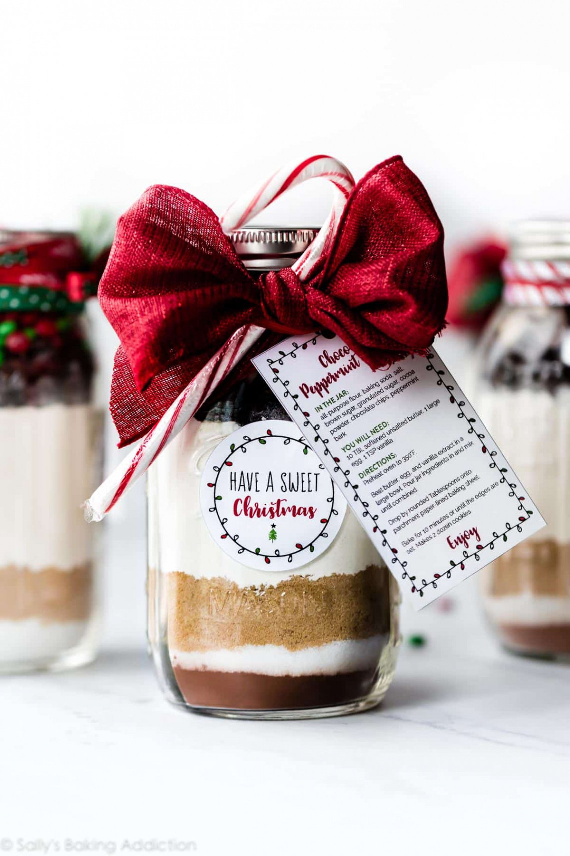 Christmas Cookies in a Jar & Free Printable