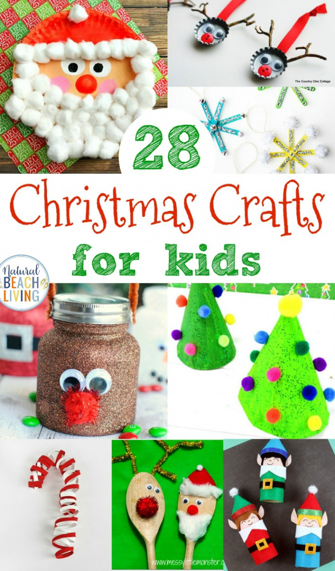 + Christmas Crafts for Kids - Natural Beach Living