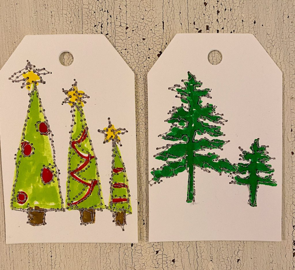 Christmas Gift Tags DIY - MY  YEAR OLD HOME